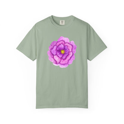 Floral Watercolor Chest Rose T-Shirt