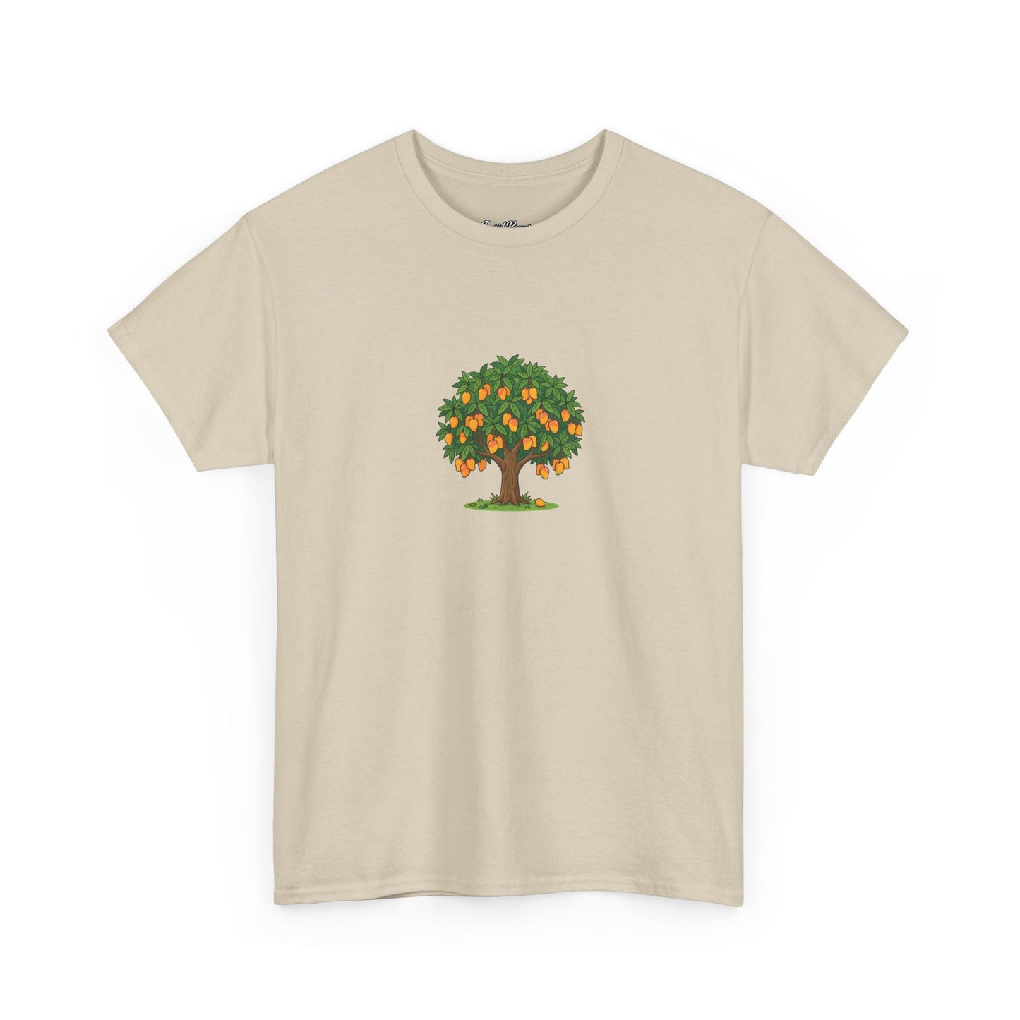 Mangoes Tree Graphic Tee — Minimal Fruit Tree T-Shirt