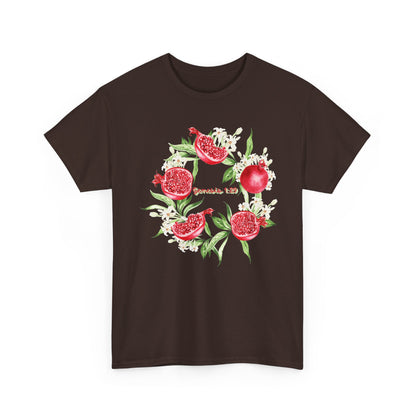 Pomegranate Watercolor Tee — Jeremiah 29:11 Inspirational Bible Verse Shirt
