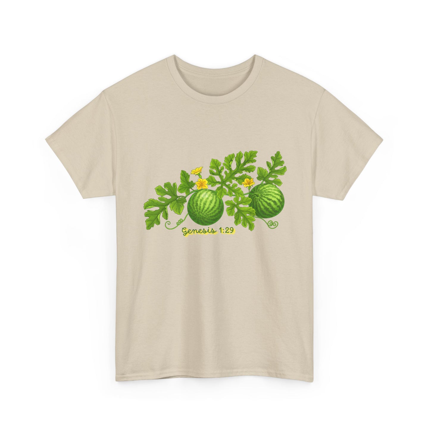 Watermelon T-Shirt — Genesis 1:29 Garden Illustration Tee