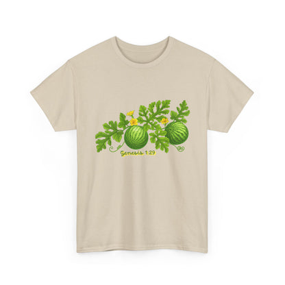 Watermelon T-Shirt — Genesis 1:29 Garden Illustration Tee