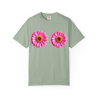 Pink Daisy Double Floral Tee