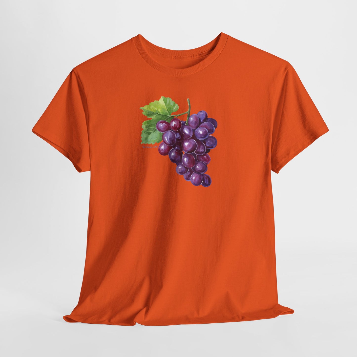 Grape Watercolor Tee — Green T-Shirt Genesis 1:29