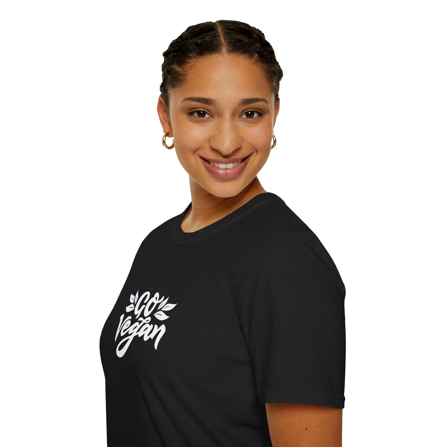 Go Vegan T-Shirt — Plant-Based Message Tee for Vegans & Animal Lovers