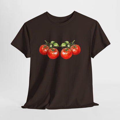 Tomato Vine Graphic Tee — Fresh Garden Produce T-Shirt