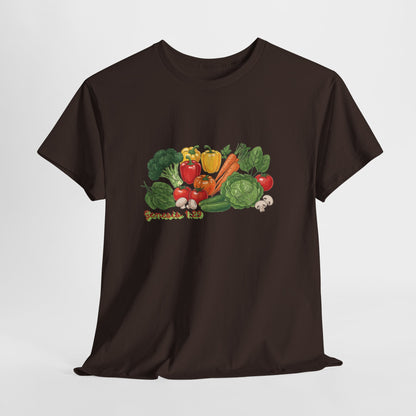Vegetable Garden Tee — Fresh Veggies Illustration with "Genesis 1:29"