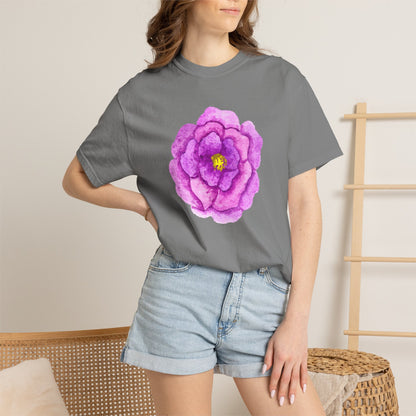 Floral Watercolor Chest Rose T-Shirt
