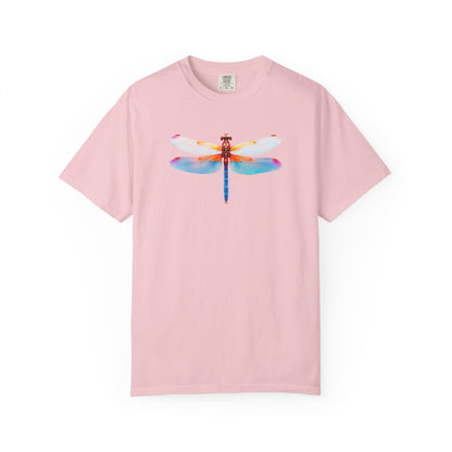 Dragonfly Watercolor T-Shirt — Colorful Nature Graphic Tee