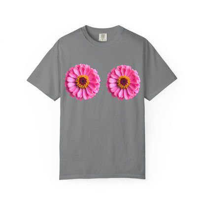 Pink Daisy Double Floral Tee