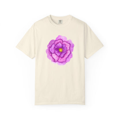 Floral Watercolor Chest Rose T-Shirt