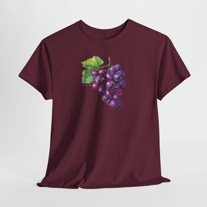 Grape Watercolor Tee — Green T-Shirt Genesis 1:29