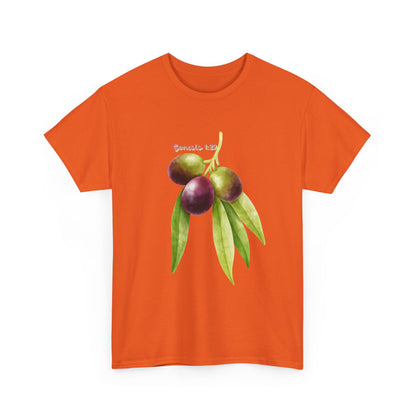 Olive Branch Watercolor T-Shirt — Genesis 1:29 Faith Tee