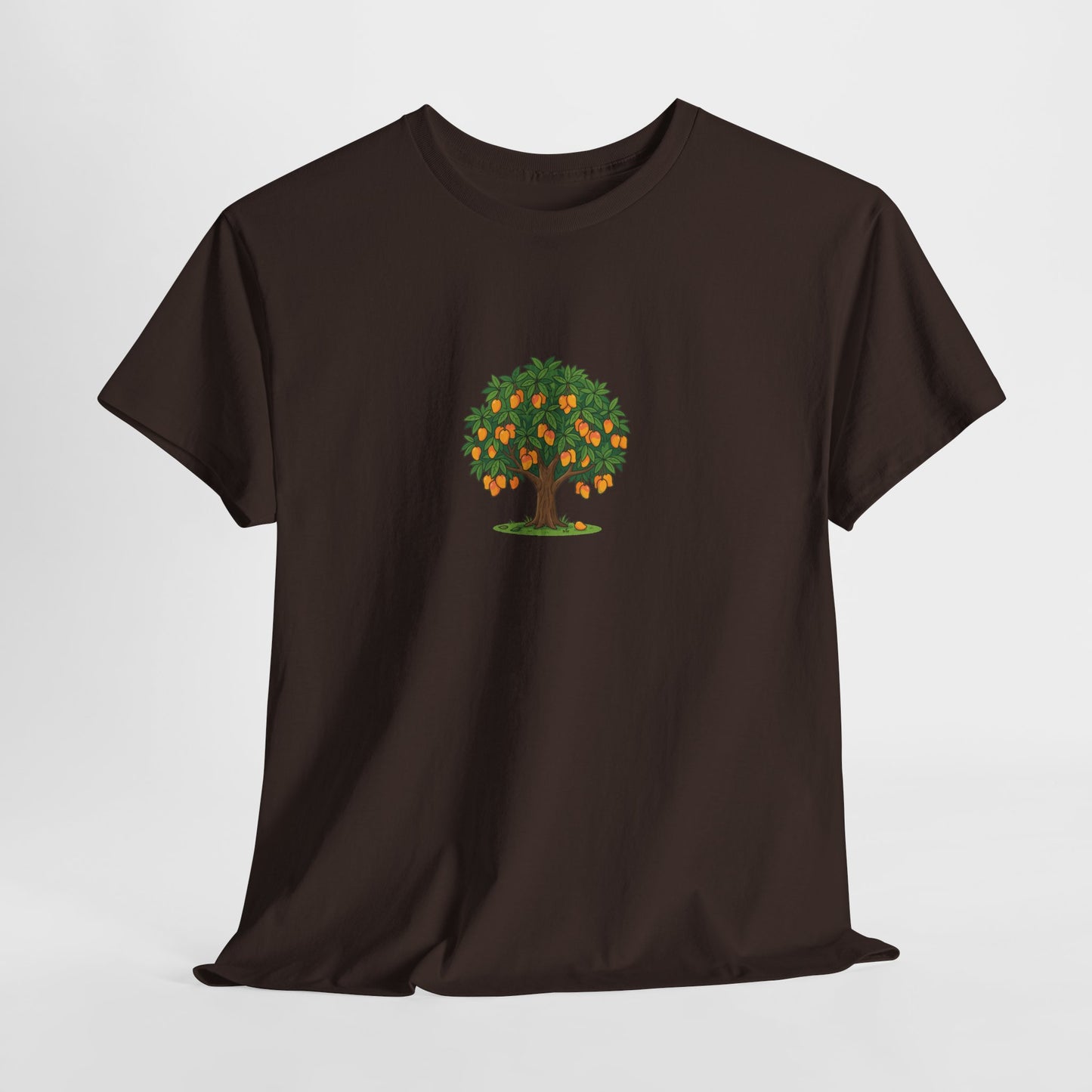 Mangoes Tree Graphic Tee — Minimal Fruit Tree T-Shirt