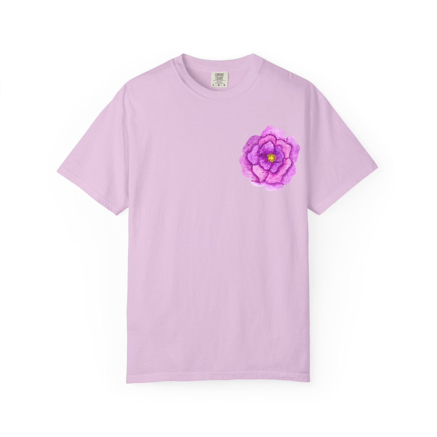 Floral Watercolor Chest Rose T-Shirt