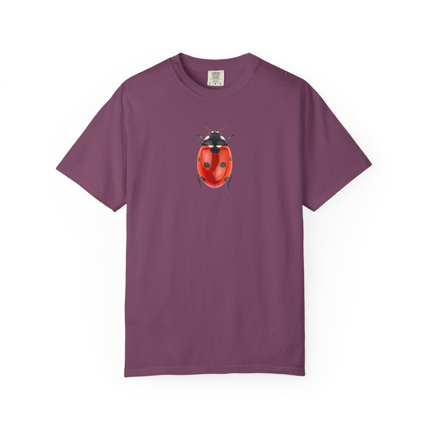 Ladybug With Top Hat T-Shirt — Whimsical Insect Graphic Tee