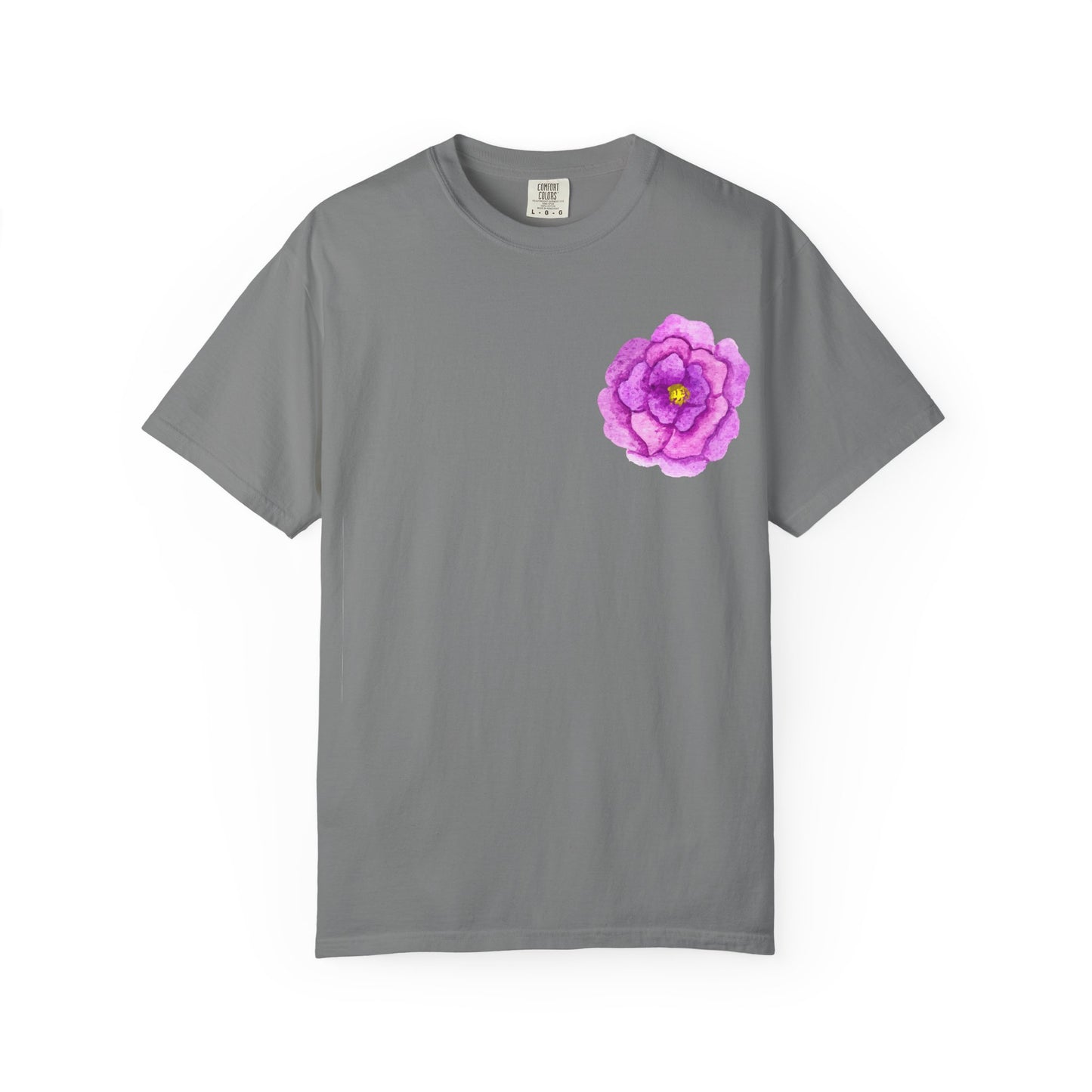 Floral Watercolor Chest Rose T-Shirt