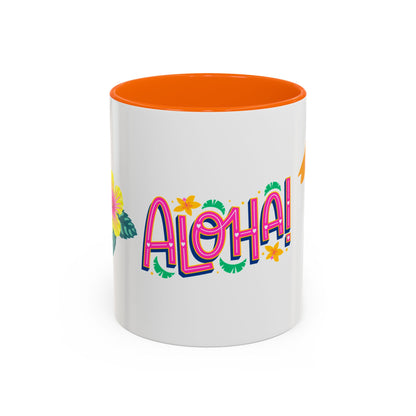 Aloha Tropical Coffee Mug — Accent 11/15oz