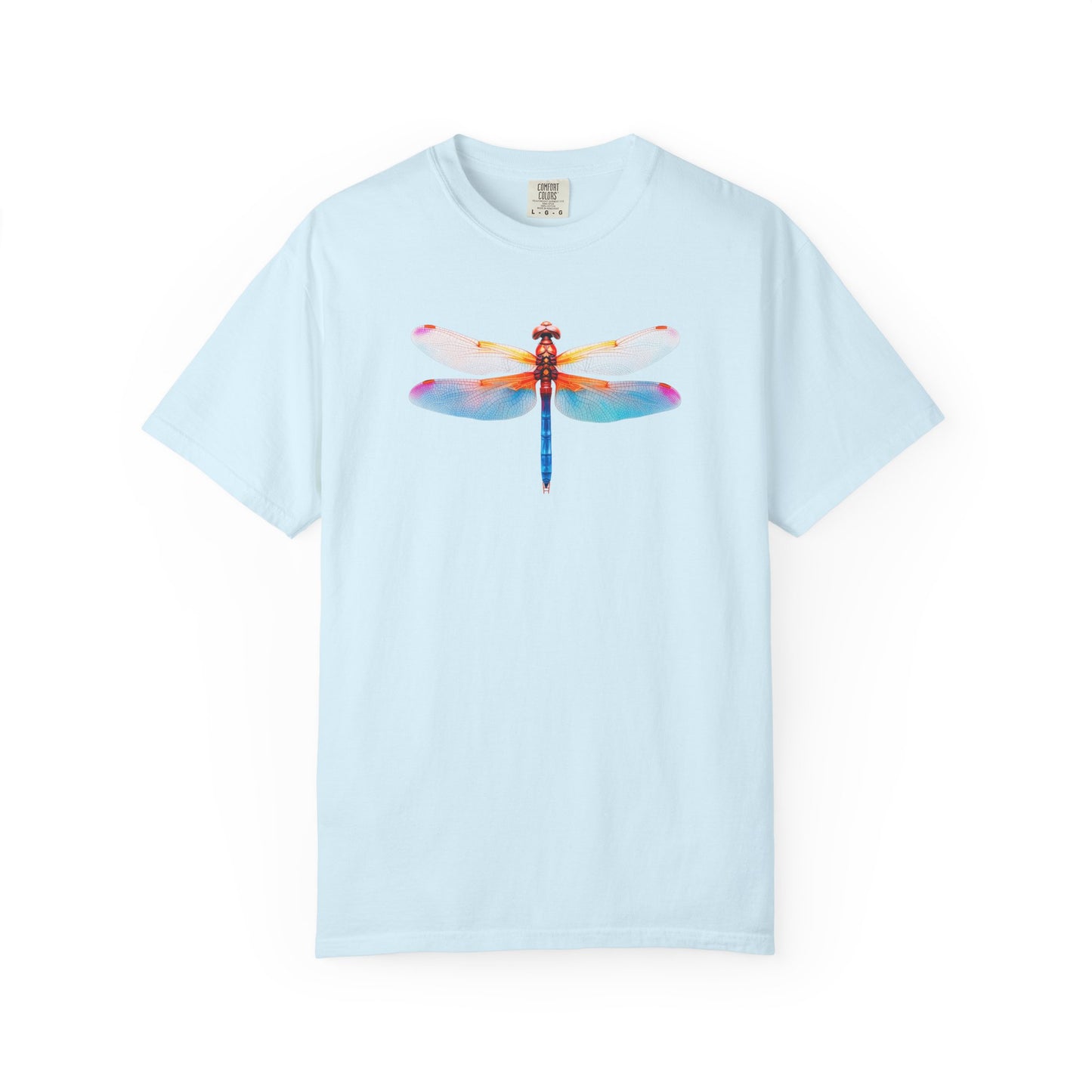 Dragonfly Watercolor T-Shirt — Colorful Nature Graphic Tee