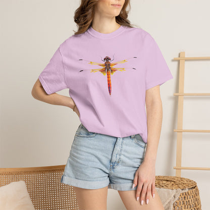 Dragonfly Art T-Shirt — Vibrant Watercolor Dragonfly Graphic Tee