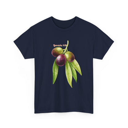 Olive Branch Watercolor T-Shirt — Genesis 1:29 Faith Tee