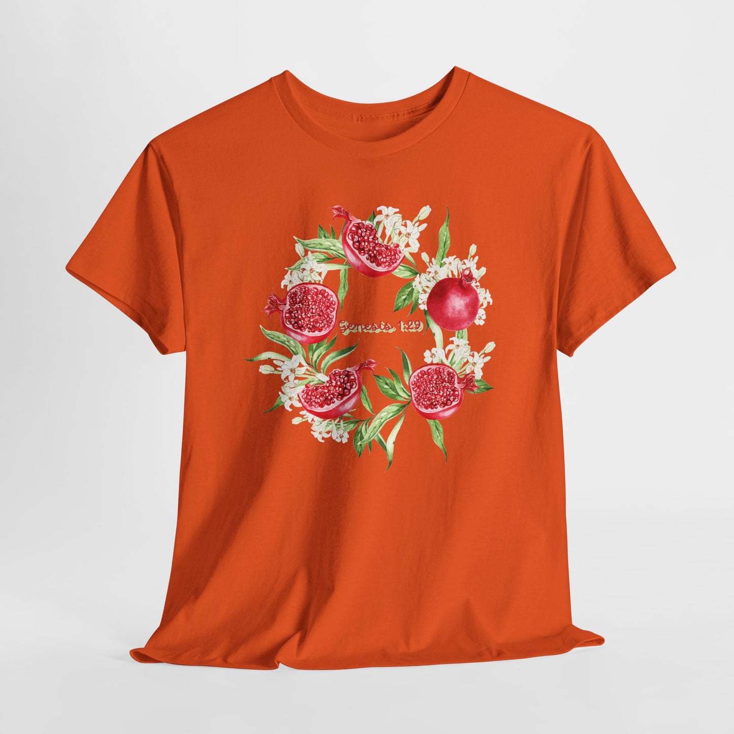 Pomegranate Watercolor Tee — Jeremiah 29:11 Inspirational Bible Verse Shirt