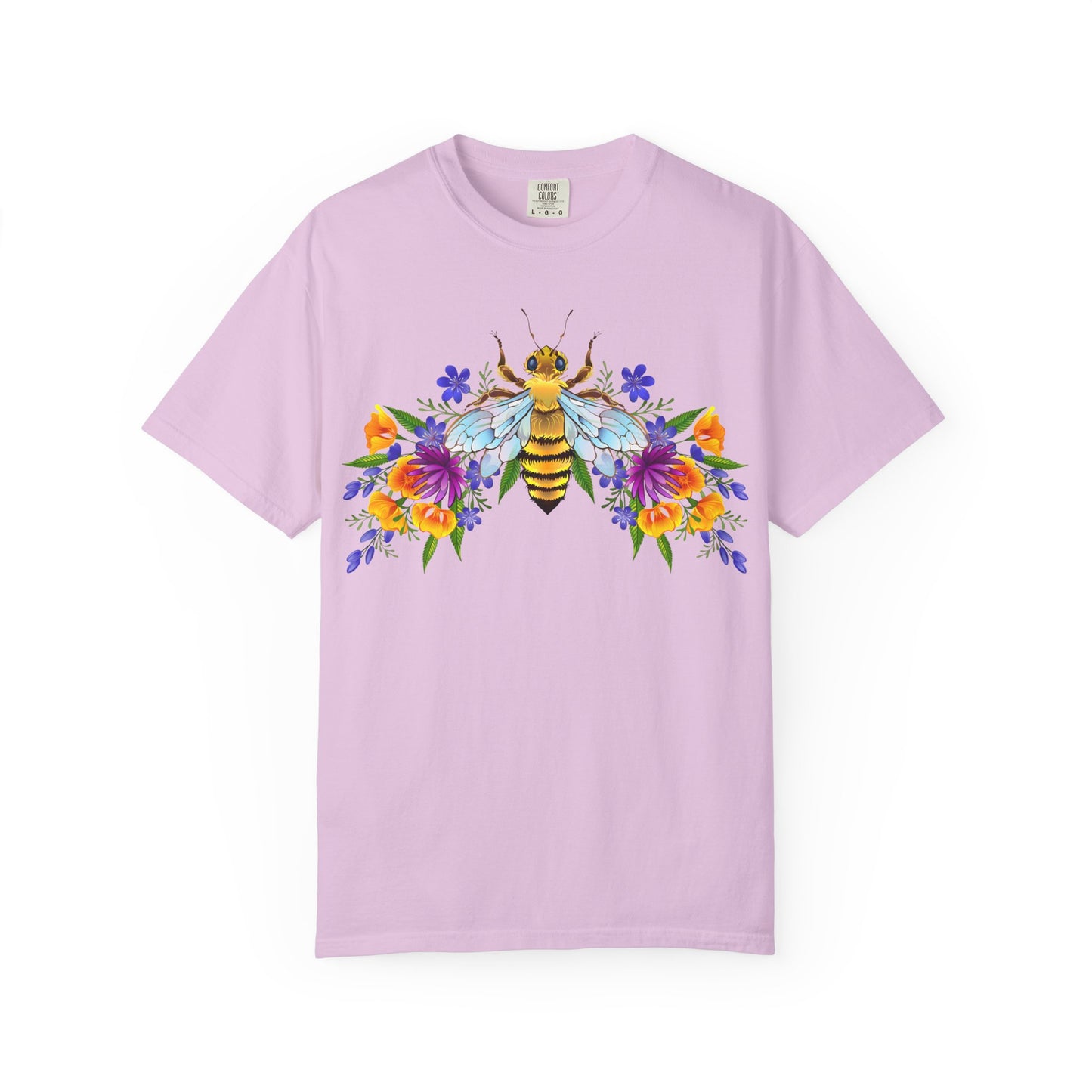 Bee & Wildflower T-Shirt — Floral Honeybee Graphic Tee