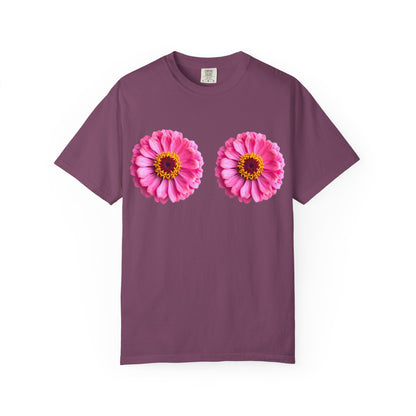 Pink Daisy Double Floral Tee