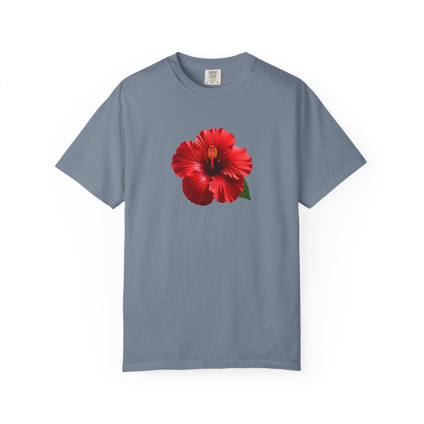 Hibiscus Bloom T-Shirt — Red Floral Graphic Tee