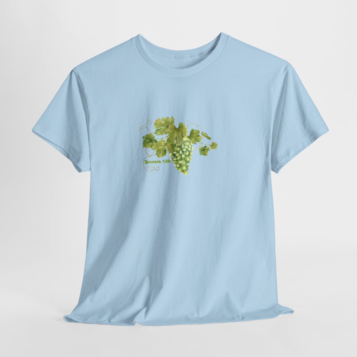 Grapevine Watercolor Tee — Green T-Shirt