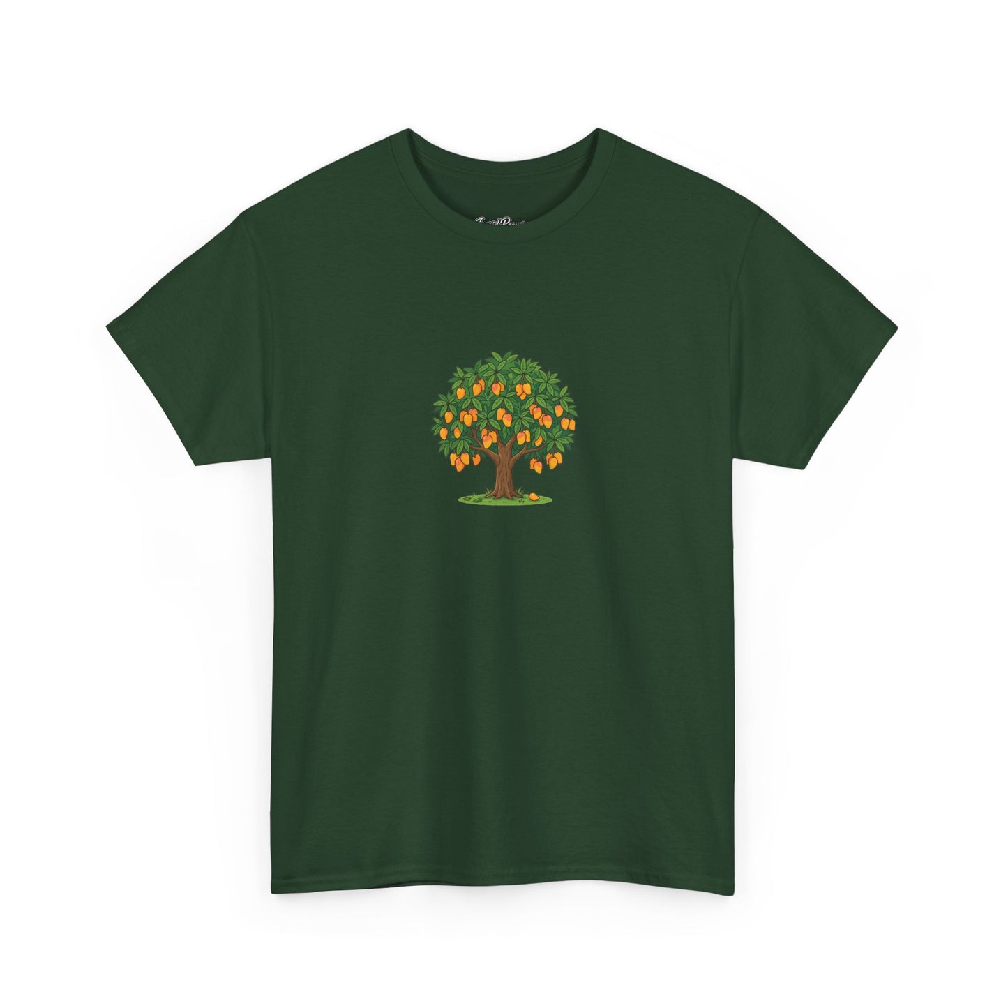 Mangoes Tree Graphic Tee — Minimal Fruit Tree T-Shirt