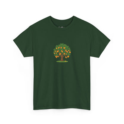 Mangoes Tree Graphic Tee — Minimal Fruit Tree T-Shirt