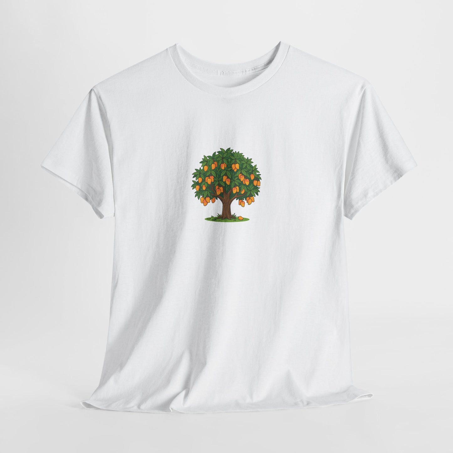 Mangoes Tree Graphic Tee — Minimal Fruit Tree T-Shirt