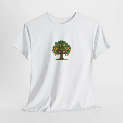 Mangoes Tree Graphic Tee — Minimal Fruit Tree T-Shirt