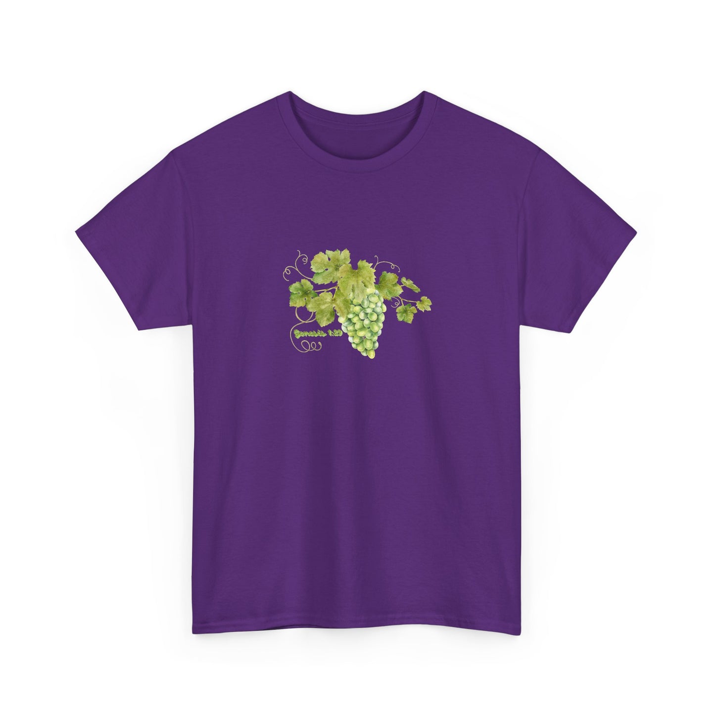 Grapevine Watercolor Tee — Green T-Shirt