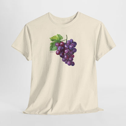 Grape Watercolor Tee — Green T-Shirt Genesis 1:29