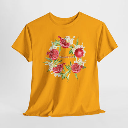 Pomegranate Watercolor Tee — Jeremiah 29:11 Inspirational Bible Verse Shirt