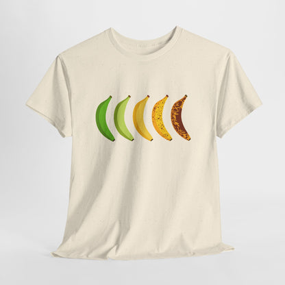 Banana Life Cycle Tee – Ripening Stages Graphic T-Shirt