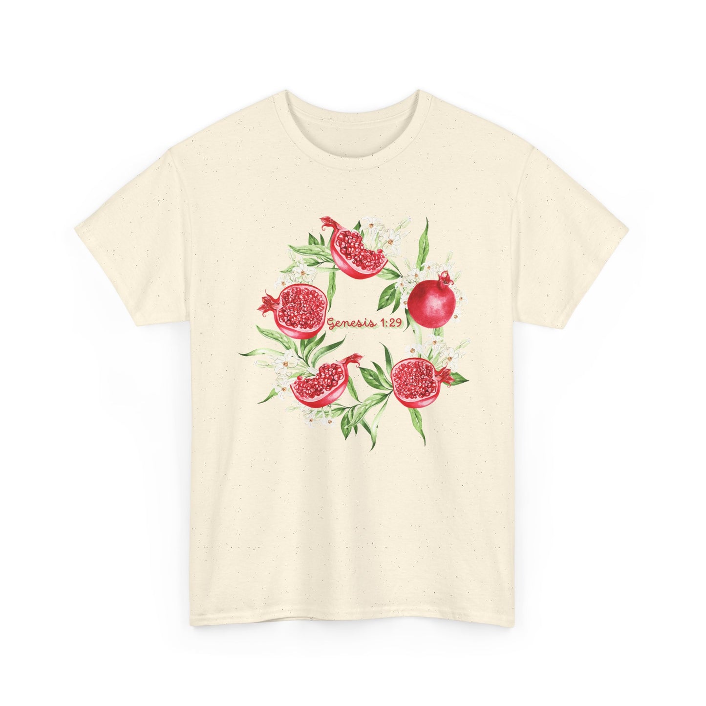 Pomegranate Watercolor Tee — Jeremiah 29:11 Inspirational Bible Verse Shirt