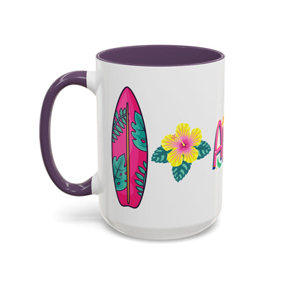 Aloha Tropical Coffee Mug — Accent 11/15oz