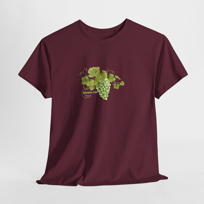 Grapevine Watercolor Tee — Green T-Shirt