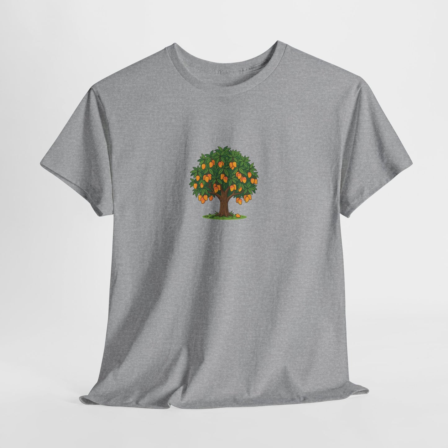 Mangoes Tree Graphic Tee — Minimal Fruit Tree T-Shirt