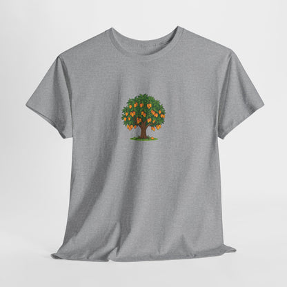 Mangoes Tree Graphic Tee — Minimal Fruit Tree T-Shirt