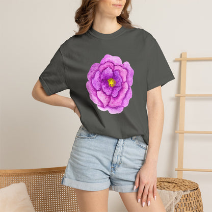 Floral Watercolor Chest Rose T-Shirt