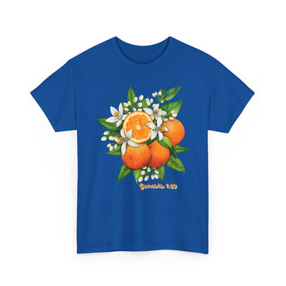 Orange Blossom Tee — Genesis 1:29 Fruit Illustration Shirt