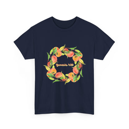 Peaches Wreath T‑Shirt — Jeremiah 29:11 Inspirational Christian Tee
