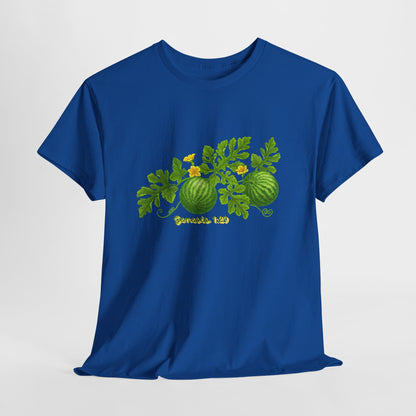 Watermelon T-Shirt — Genesis 1:29 Garden Illustration Tee