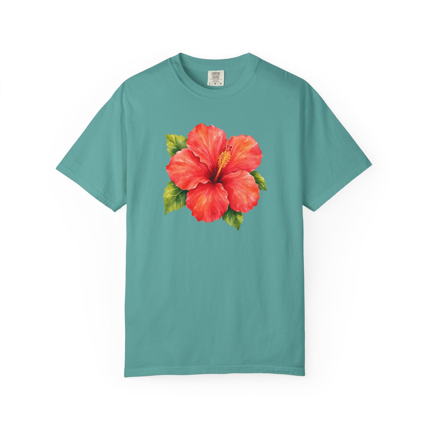 Hibiscus Bloom T-Shirt — Tropical Floral Tee