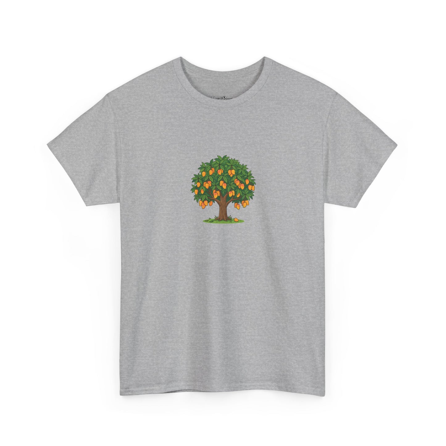 Mangoes Tree Graphic Tee — Minimal Fruit Tree T-Shirt