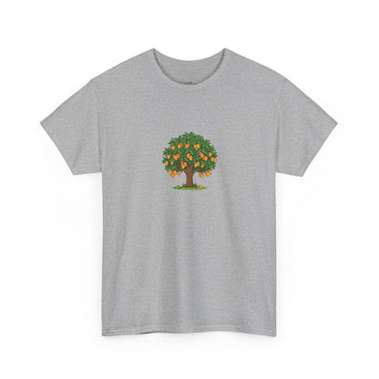 Mangoes Tree Graphic Tee — Minimal Fruit Tree T-Shirt