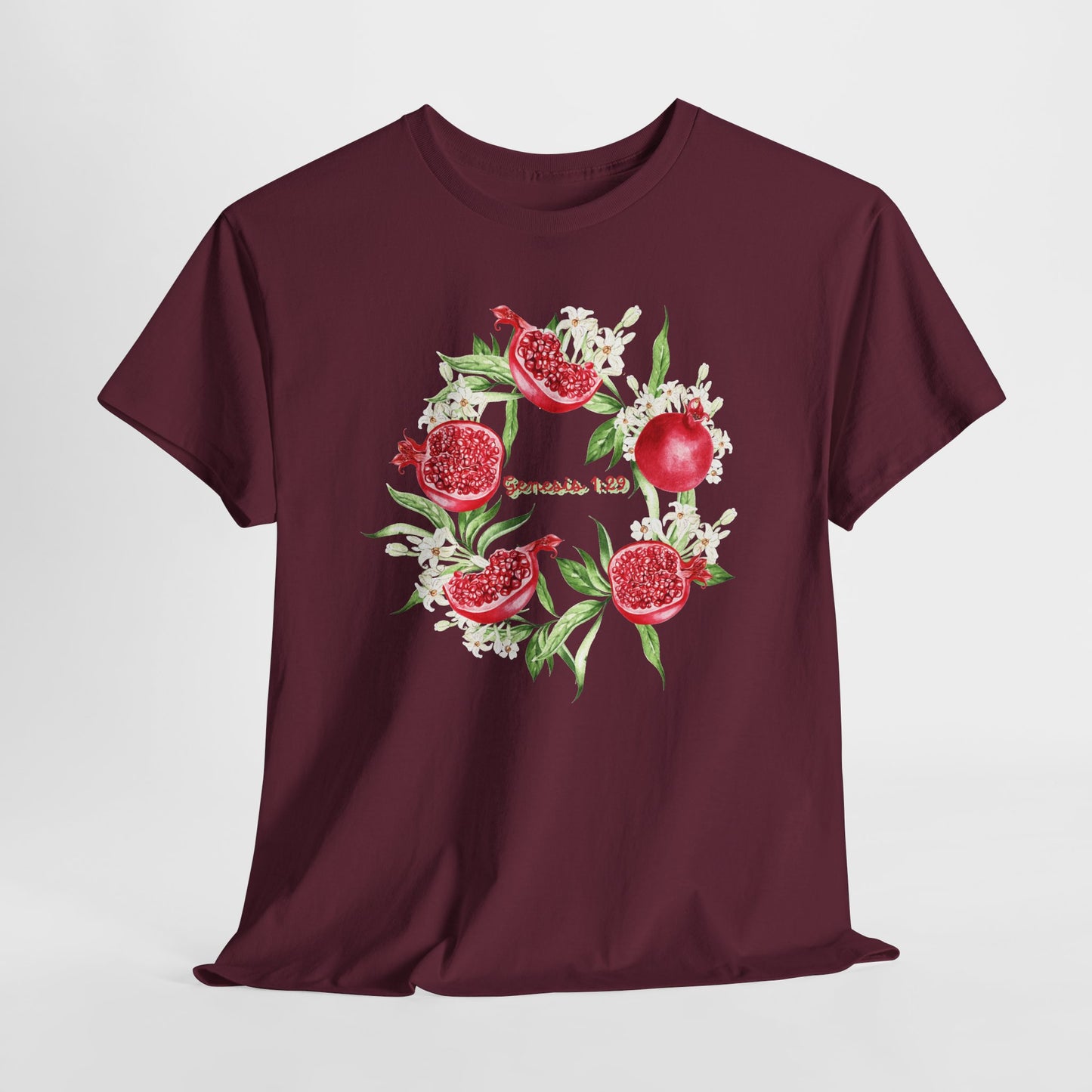 Pomegranate Watercolor Tee — Jeremiah 29:11 Inspirational Bible Verse Shirt